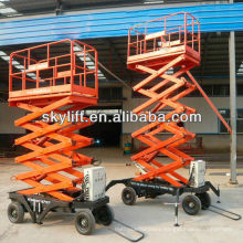 Semi Electric hydraulic Scissor Lift,with exteral power 220V or 380V